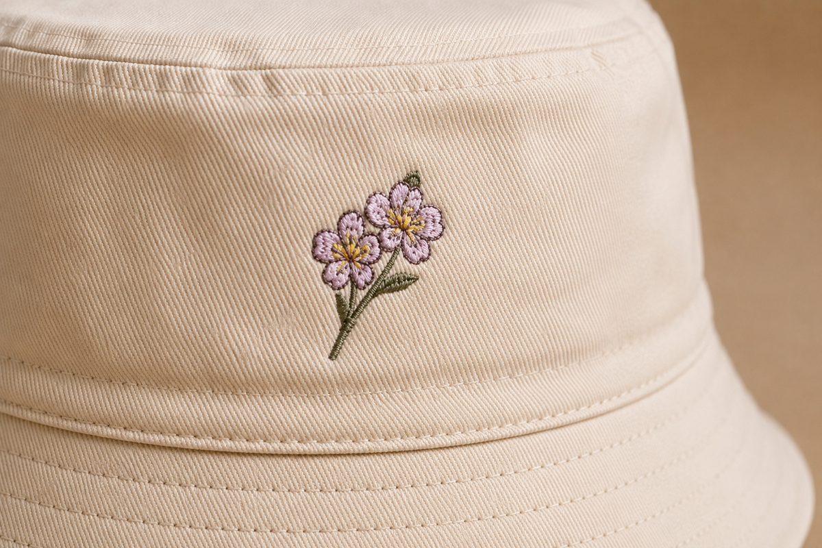 ZUHRA Bucket Hat - Cherry Blossom