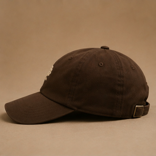 ZUHRA Cap - Espresso Brown Hydrangea