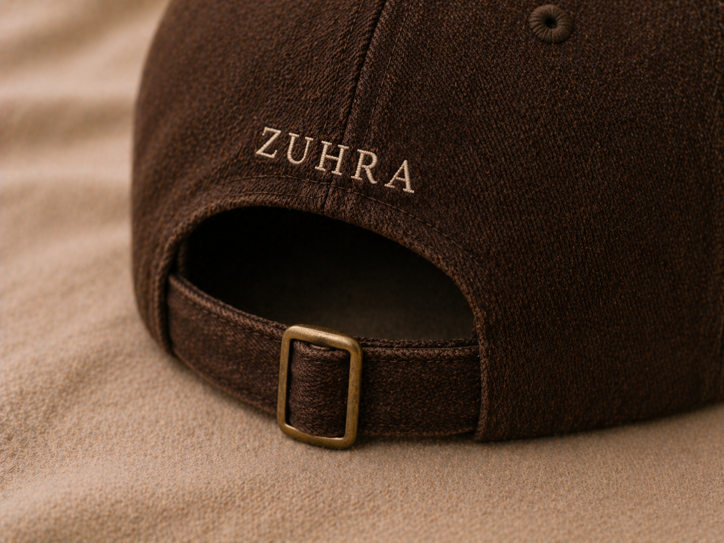 ZUHRA - Cap Espresso Brown Hydrangea