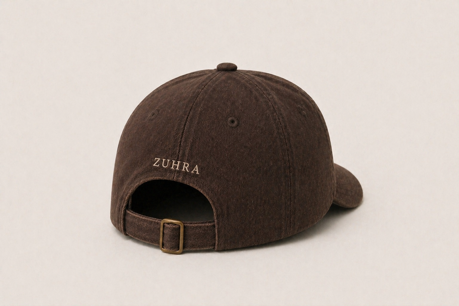 ZUHRA - Cap Espresso Brown Hydrangea